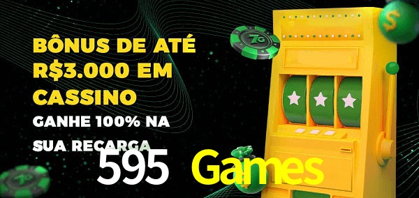 595 Games melhor bônus de depósito